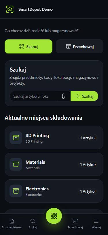 Start – SmartDepot