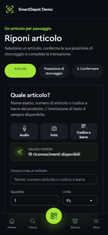 Riponi – SmartDepot