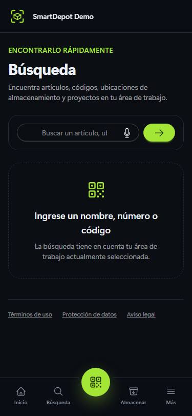 Búsqueda – SmartDepot