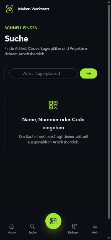SmartDepot mobile search